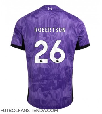 Liverpool Andrew Robertson #26 Tercera Equipación 2023-24 Manga Corta